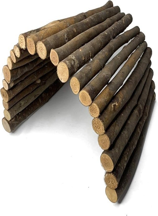 SS Organic® Hamiledyi Bunny Extra Large Ladder, Wooden DIY Toy Rodents Chewing & Climbing Bridge Chinchillas Cage Tunnel/Hideout/Hut/Ramp/Divider for Small Animal Guinea Pig Rat Squirrel - Image 1